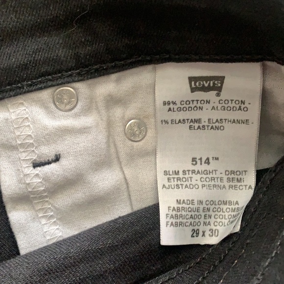 Womens Repurposed‎ 514 Levis shorts black summer beach travel size 29 - Picture 10 of 10